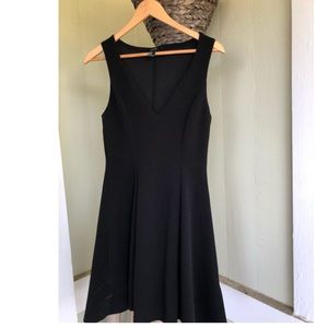 Simple black sleeveless Forever21 mini dress